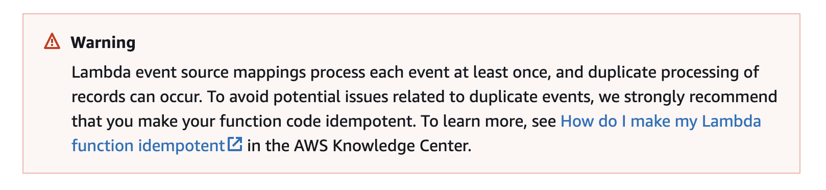 Screenshot from Kinesis Data Stream documentation